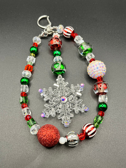 ❄️ Snowflake Bag charm ❄️