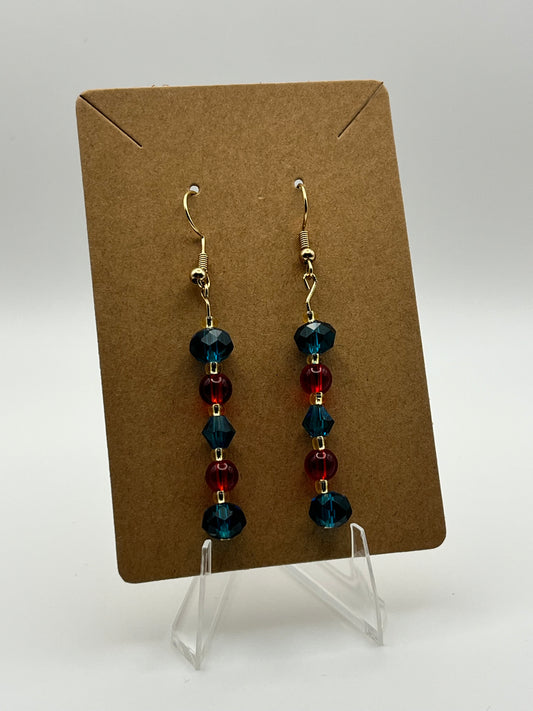 Red, Gold, Deep Teal Jeweltones