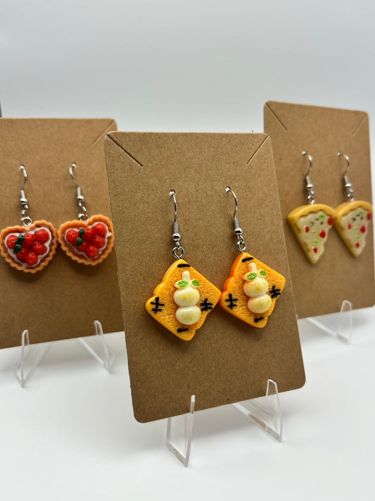 Eggs on toast Earrings