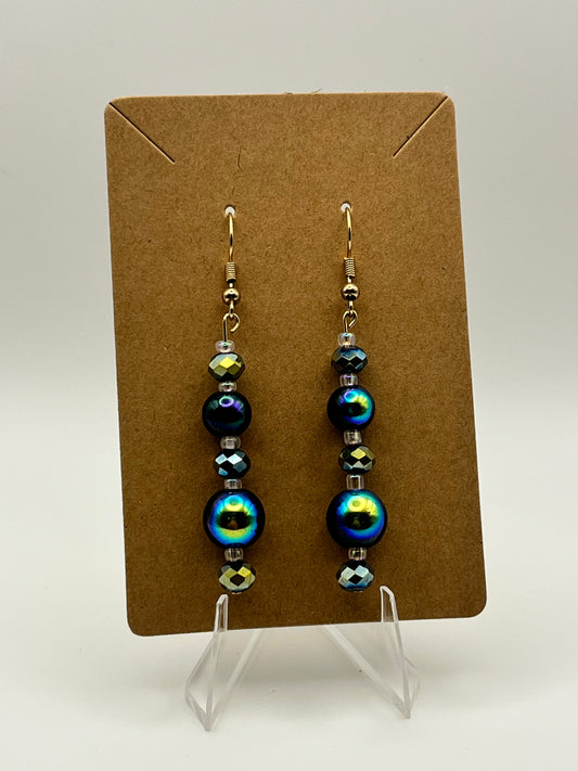 Iridescent glazed Black