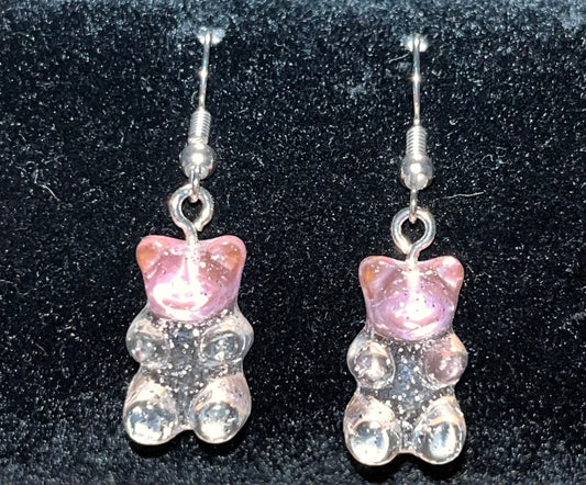 Gummy Bears Baby Pink/Clear/Glitter 😁