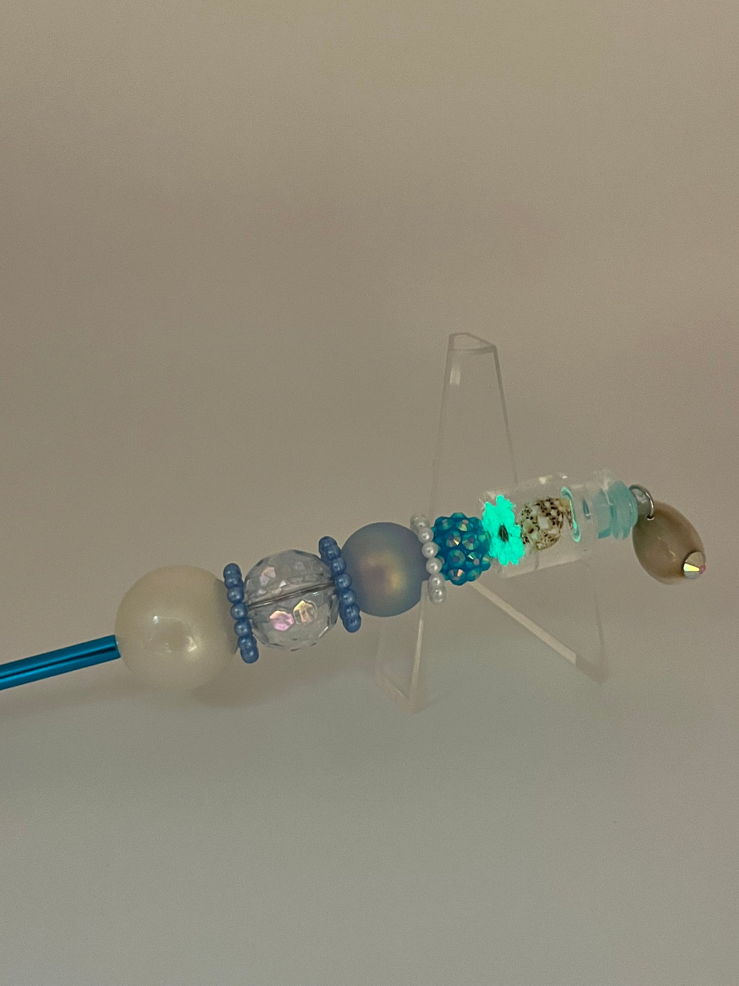 By the sea, Beaded Crochet Hook