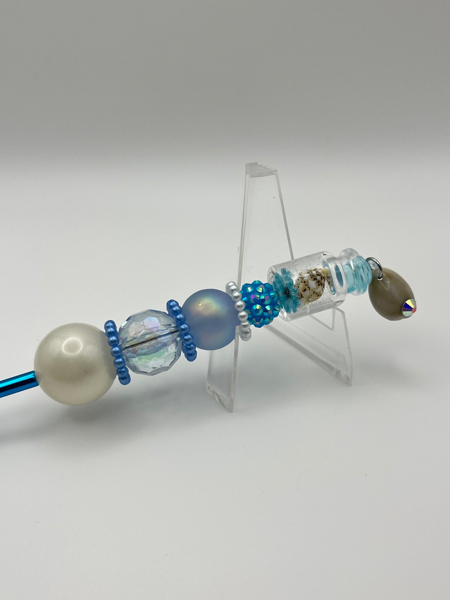 By the sea, Beaded Crochet Hook