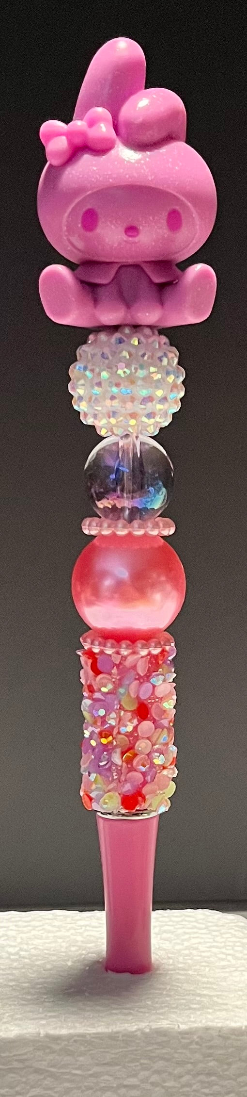 Hand Beaded MM Confetti Pen!