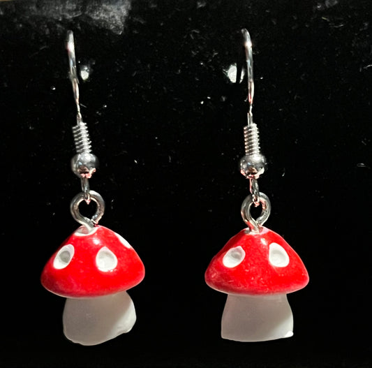 Little Mushroom Earrings 😁