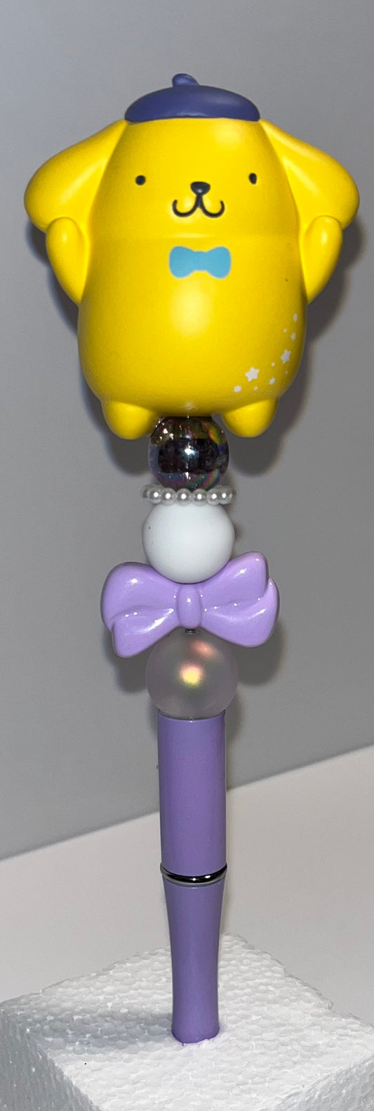 Hand Beaded PomPom~