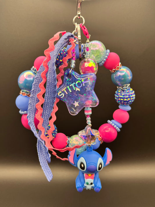 Lil Blue Monster Wristlet