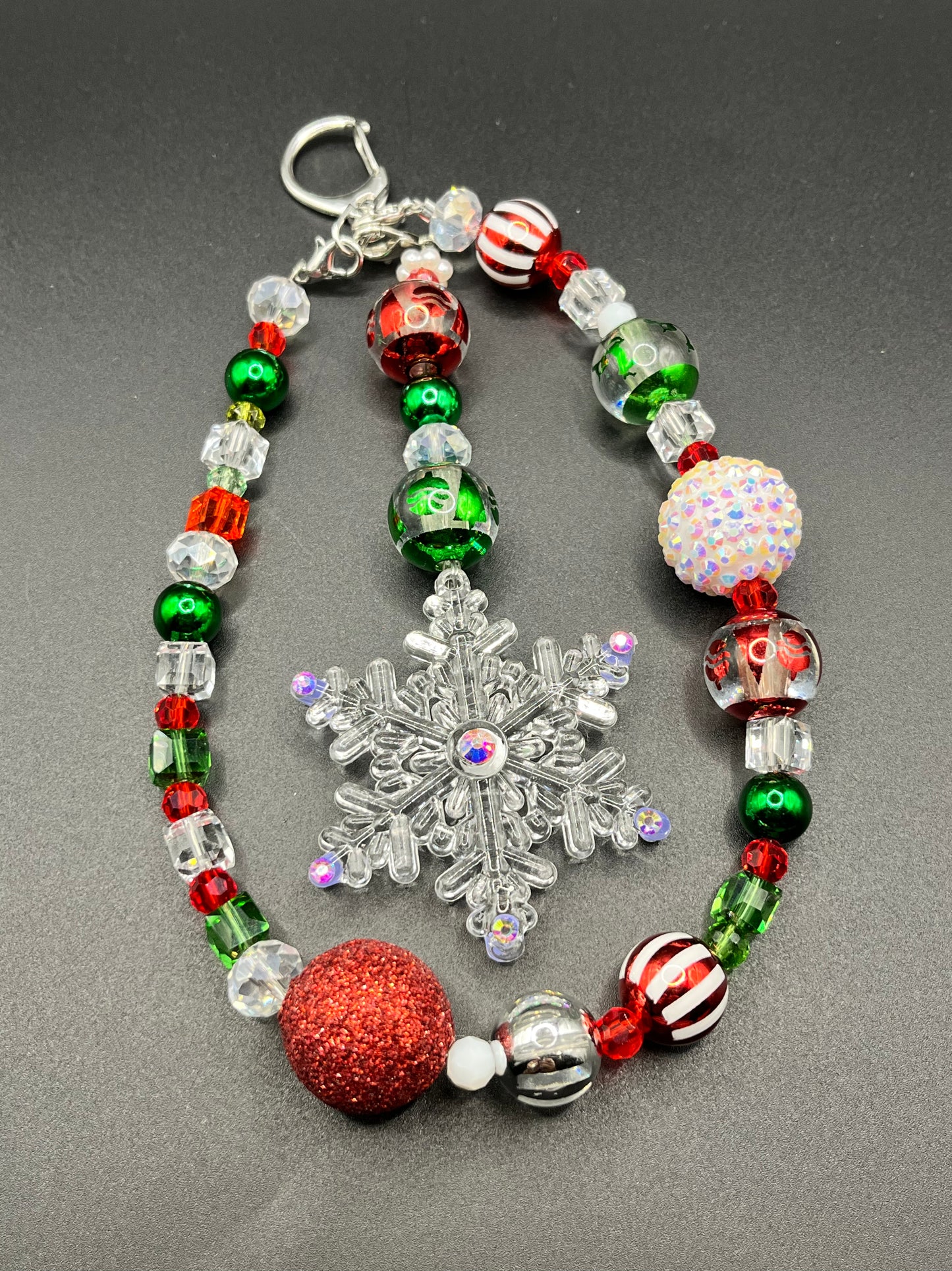 ❄️ Snowflake Bag charm ❄️