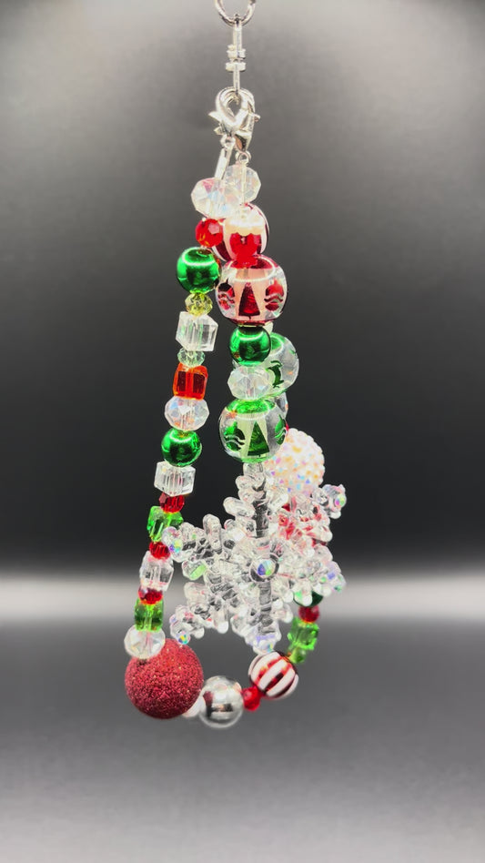 ❄️ Snowflake Bag charm ❄️